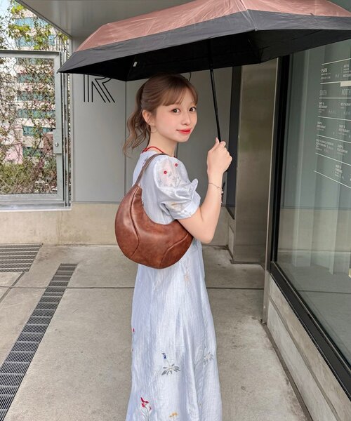 Kastane（カスタネ）の「【SAWAMOTO企画/WEB限定】SOLASE BLOOM ONEPIECE（ワンピース・レディース・サックスブルー/アイボリー・0/1）」の9枚目の写真