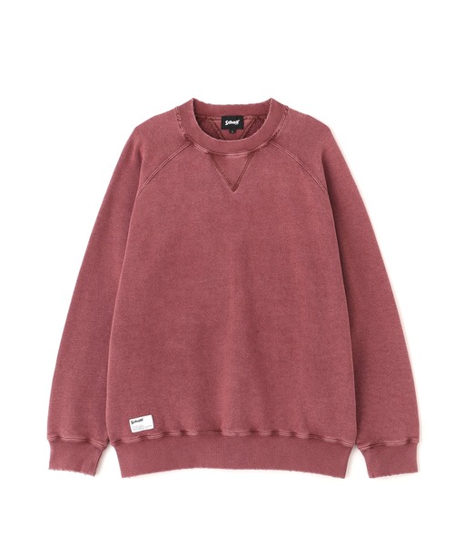 Schott(ショット)の「Schott/ショット/ASING DOUBLE V SWEAT/エイジング ダブル V スウェット(スウェット・メンズ・ダークグリーン/ブラック/ブラウン・M/2XL/XL/L)」の15枚目の写真