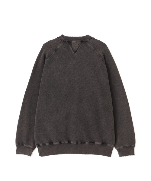 Schott(ショット)の「Schott/ショット/ASING DOUBLE V SWEAT/エイジング ダブル V スウェット(スウェット・メンズ・ダークグリーン/ブラック/ブラウン・M/2XL/XL/L)」の13枚目の写真