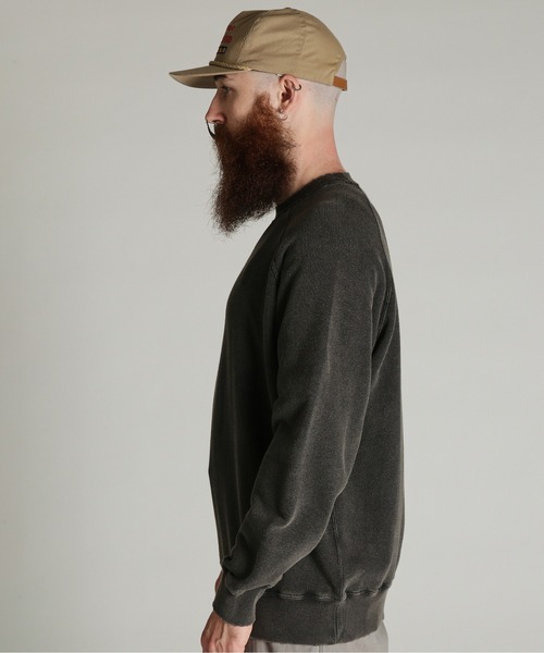 Schott(ショット)の「Schott/ショット/ASING DOUBLE V SWEAT/エイジング ダブル V スウェット(スウェット・メンズ・ダークグリーン/ブラック/ブラウン・M/2XL/XL/L)」の4枚目の写真