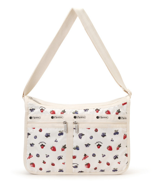 LeSportsac(レスポートサック)の「DELUXE EVERYDAY BAG ベリーメロウ(ショルダーバッグ・レディース・ホワイト・FREE)」の5枚目の写真