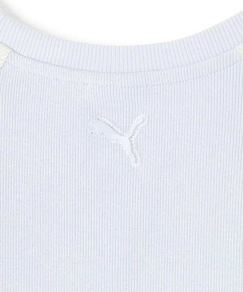 PUMA(プーマ)の「PUMA/プーマ/PPG SS TEE RAGLAN W(Tシャツ/カットソー・レディース・ブルー/ホワイト/ピンク・M/S/L)」の13枚目の写真