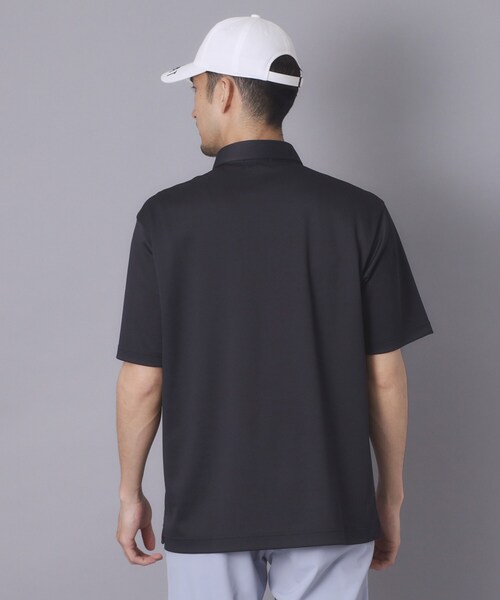 adabat(アダバット)の「【ADABAT NAVY】吸水速乾/UVカット カノコエンブレム半袖ポロシャツ(ポロシャツ・メンズ・ホワイト/ブラック/ベビーピンク・50/48/46/52)」の16枚目の写真