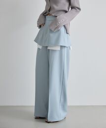 IENA LA BOUCLE スラブバックサテンパンツ（その他パンツ）｜IENA LA