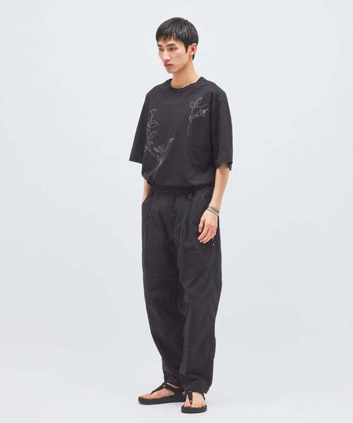 JOURNAL STANDARD(ジャーナルスタンダード)の「迷迭香 / マンネンロウ 別注 ハーベスト チェック トラウザーズ(スラックス・メンズ・ブラック/ブルー系その他・2/3)」の4枚目の写真