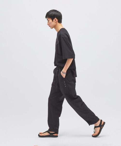 JOURNAL STANDARD(ジャーナルスタンダード)の「迷迭香 / マンネンロウ 別注 ハーベスト チェック トラウザーズ(スラックス・メンズ・ブラック/ブルー系その他・2/3)」の6枚目の写真