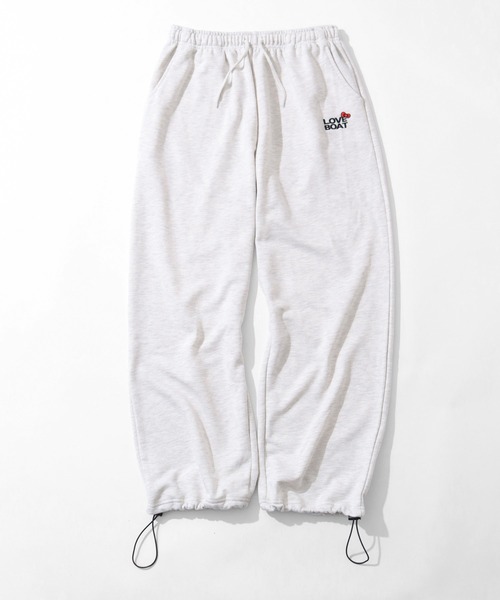 LOVE BOAT(ラブ・ボート)の「【HELLO KITTY/ハローキティ】×【LOVE BOAT/ラブボート】スウェットパンツ(スウェットパンツ・レディース・ブラック/杢グレー・S/M)」の12枚目の写真