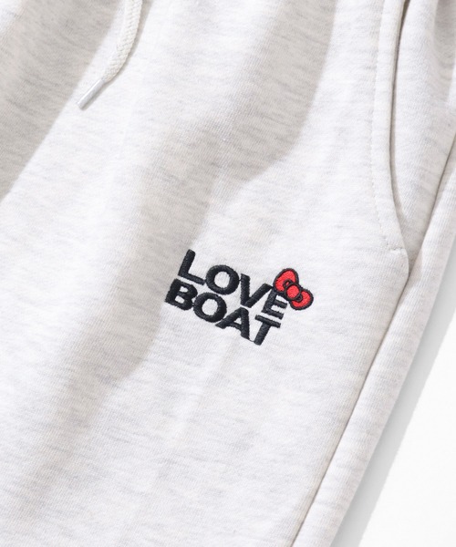 LOVE BOAT(ラブ・ボート)の「【HELLO KITTY/ハローキティ】×【LOVE BOAT/ラブボート】スウェットパンツ(スウェットパンツ・レディース・ブラック/杢グレー・S/M)」の14枚目の写真