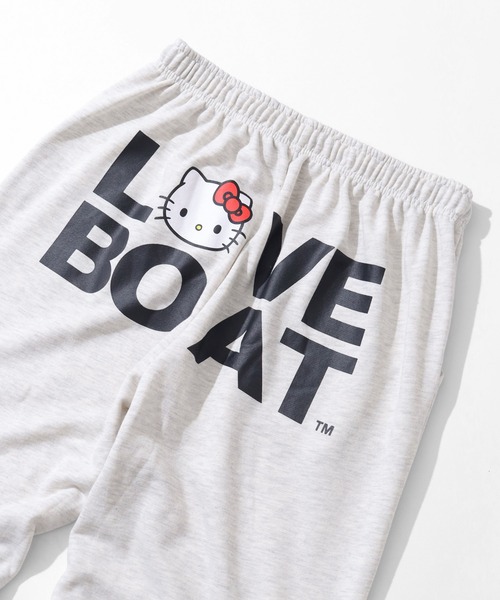 LOVE BOAT(ラブ・ボート)の「【HELLO KITTY/ハローキティ】×【LOVE BOAT/ラブボート】スウェットパンツ(スウェットパンツ・レディース・ブラック/杢グレー・S/M)」の15枚目の写真