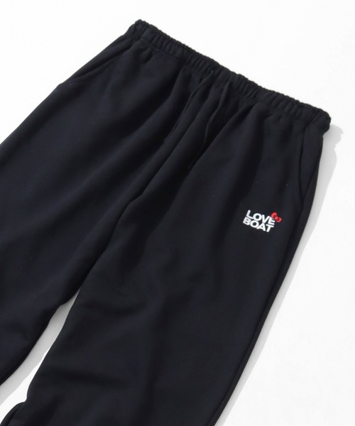 LOVE BOAT(ラブ・ボート)の「【HELLO KITTY/ハローキティ】×【LOVE BOAT/ラブボート】スウェットパンツ(スウェットパンツ・レディース・ブラック/杢グレー・S/M)」の5枚目の写真