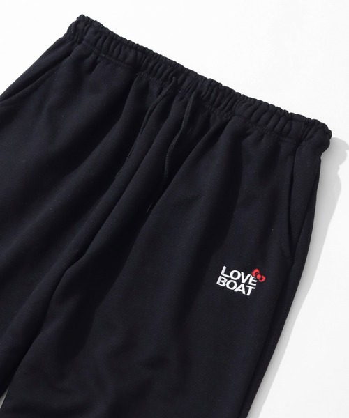 LOVE BOAT(ラブ・ボート)の「【HELLO KITTY/ハローキティ】×【LOVE BOAT/ラブボート】スウェットパンツ(スウェットパンツ・レディース・ブラック/杢グレー・S/M)」の6枚目の写真