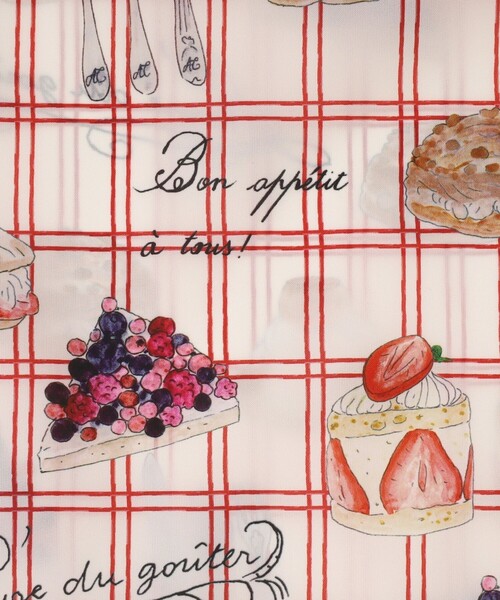 Afternoon Tea(アフタヌーンティー)の「ポケッタブルショッピングバッグ/イザベル・ボワノ(エコバッグ/サブバッグ・レディース・レッド・ONE SIZE)」の5枚目の写真