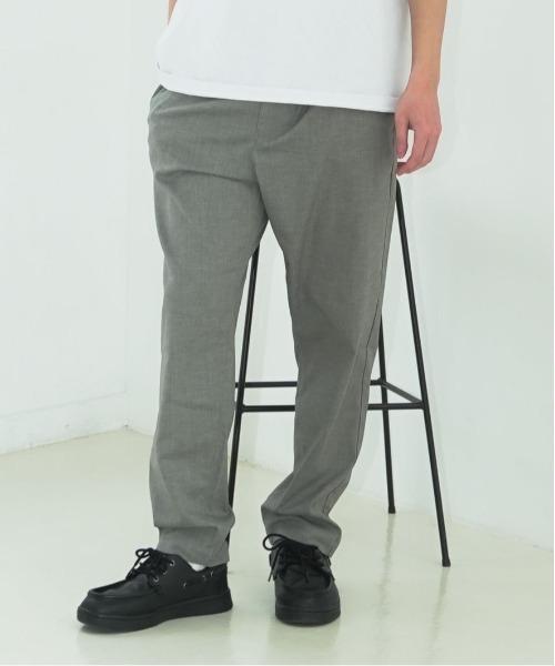UNIIT(ユニット)の「【NATURAL STORY/ナチュラルストーリー】【涼しく快適!リネンタッチ】 ストレッチイージーパンツ 蒸れにくい 夏服 リネンライク 清涼感(その他パンツ・メンズ・カーキ/チャコールグレー/ネイビー/グレー/アイボリー・MEDIUM/LARGE/X-LARGE)」の1枚目の写真