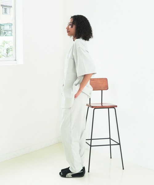 UNIIT(ユニット)の「【NATURAL STORY/ナチュラルストーリー】【涼しく快適!リネンタッチ】 ストレッチイージーパンツ 蒸れにくい 夏服 リネンライク 清涼感(その他パンツ・メンズ・カーキ/チャコールグレー/ネイビー/グレー/アイボリー・MEDIUM/LARGE/X-LARGE)」の11枚目の写真