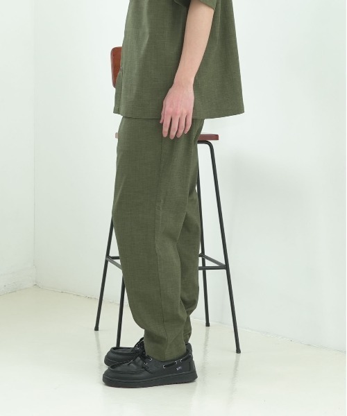 UNIIT(ユニット)の「【NATURAL STORY/ナチュラルストーリー】【涼しく快適!リネンタッチ】 ストレッチイージーパンツ 蒸れにくい 夏服 リネンライク 清涼感(その他パンツ・メンズ・カーキ/チャコールグレー/ネイビー/グレー/アイボリー・MEDIUM/LARGE/X-LARGE)」の22枚目の写真