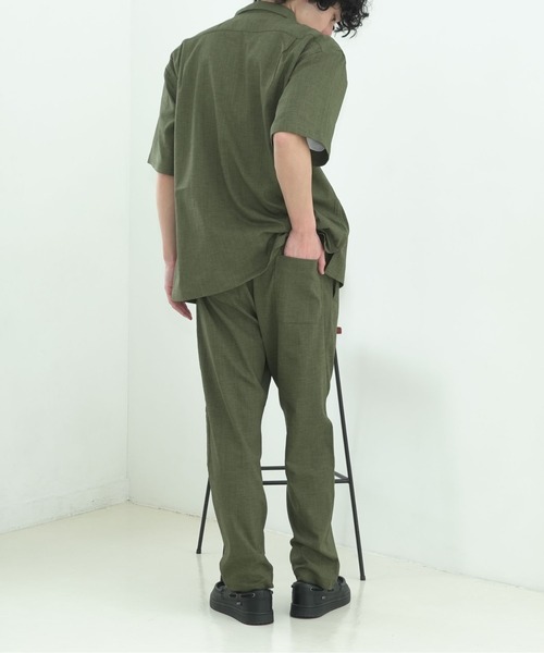 UNIIT(ユニット)の「【NATURAL STORY/ナチュラルストーリー】【涼しく快適!リネンタッチ】 ストレッチイージーパンツ 蒸れにくい 夏服 リネンライク 清涼感(その他パンツ・メンズ・カーキ/チャコールグレー/ネイビー/グレー/アイボリー・MEDIUM/LARGE/X-LARGE)」の20枚目の写真