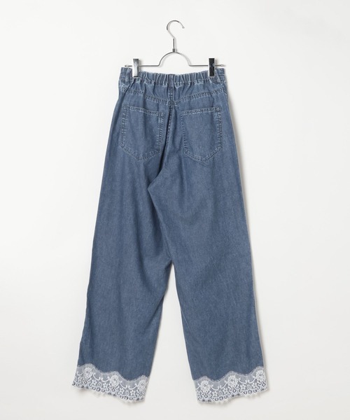 LEPSIM(レプシィム)の「スースー裾レースデニムパンツ 670524(デニムパンツ・レディース・ブルー/チャコールグレー・MEDIUM/LARGE)」の10枚目の写真