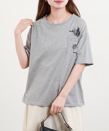 20/-天竺 いぬ・ねこポケT 26SS 半袖