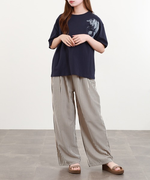 BARNDOOR(バーンドア)の「20/-天竺 いぬ・ねこポケT 26SS 半袖(Tシャツ/カットソー・レディース・ブラック系3/ホワイト系3/ブラック系2/グレー系3/グレー系2/ホワイト系2・FREE)」の8枚目の写真