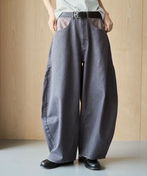 BROKEN BASE（ブロークンベース）の「Anorak Check Patchwork Denim / アノラックチェックパッチワークデニム（デニムパンツ）」