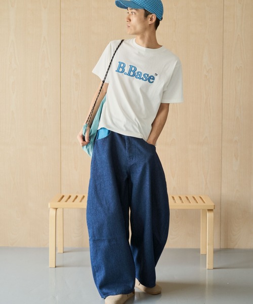 BROKEN BASE(ブロークンベース)の「Anorak Check Patchwork Denim / アノラックチェックパッチワークデニム(デニムパンツ・メンズ・ブラウン/インディゴブルー・MEDIUM/LARGE)」の22枚目の写真