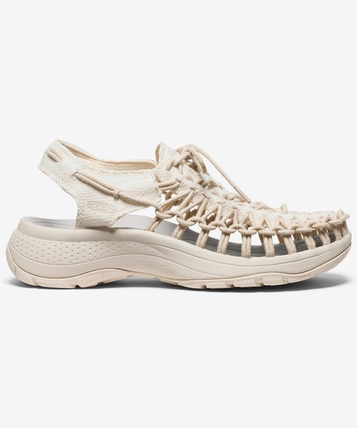 KEEN（キーン）の「KEEN/キーン　UNEEK ASTORIA CANVAS（サンダル・レディース・ナチュラル/ライトブルー・24.5cm/25.5cm/23.5cm）」の2枚目の写真