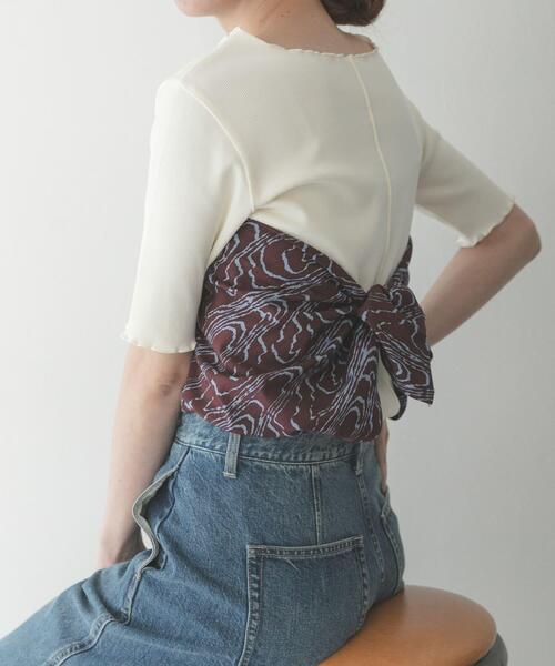 URBAN RESEARCH Sonny Label(アーバンリサーチサニーレーベル)の「大判ニュアンスプリントスカーフ(バンダナ/スカーフ・レディース・ブラック/カーキ/ブラウン・FREE)」の14枚目の写真
