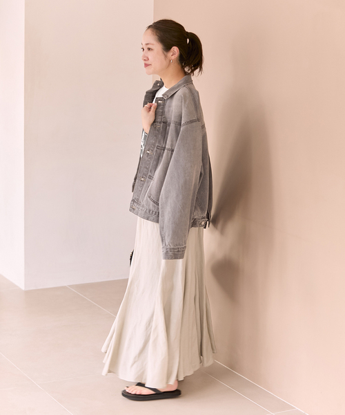 JOURNAL STANDARD（ジャーナルスタンダード）の「《追加2》汗ジミ防止天竺プリントT（Tシャツ/カットソー・レディース・ブラウン/ホワイト/チャコールグレー・FREE）」の16枚目の写真
