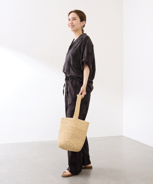 FRAMeWORK（フレームワーク）の「COUTURE D`ADAM/クチュールドアダム parm tree embroidery パンツ（その他パンツ・レディース・ブラック・MEDIUM/SMALL）」の13枚目の写真