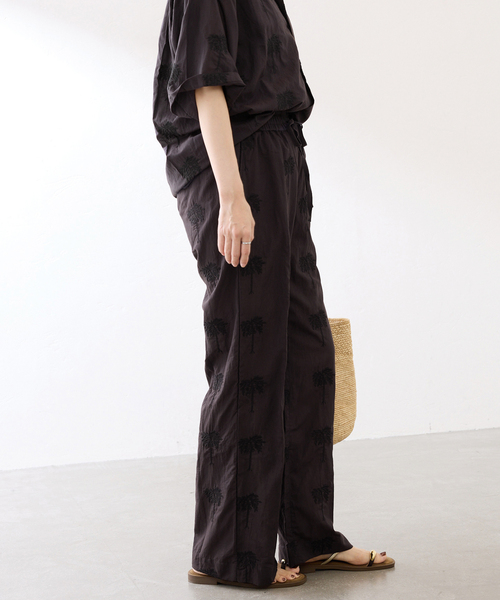 FRAMeWORK（フレームワーク）の「COUTURE D`ADAM/クチュールドアダム parm tree embroidery パンツ（その他パンツ・レディース・ブラック・MEDIUM/SMALL）」の16枚目の写真