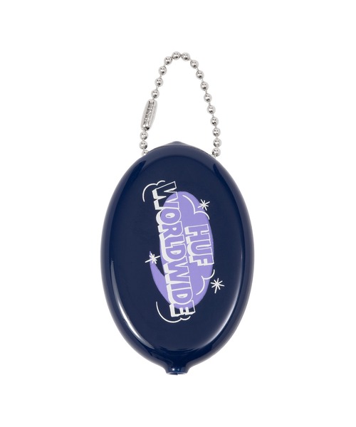 HUF(ハフ)の「YADAMEAN COINCASE(コインケース・メンズ・レモンイエロー/ネイビー・O/S)」の1枚目の写真