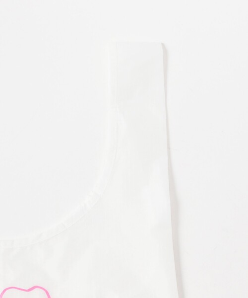 BAGGU(バグー)の「HONGAMA × BAGGU / LOGAN BREAD'S BAKERY ECO BAG(エコバッグ/サブバッグ・レディース・チャコールグレー/ホワイト・ONE SIZE)」の13枚目の写真