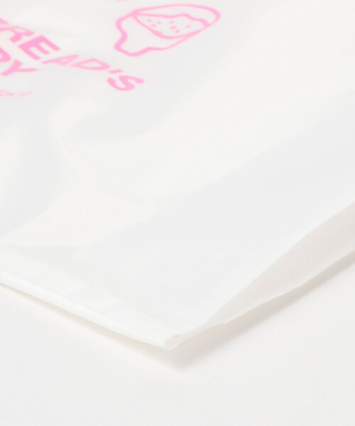 BAGGU(バグー)の「HONGAMA × BAGGU / LOGAN BREAD'S BAKERY ECO BAG(エコバッグ/サブバッグ・レディース・チャコールグレー/ホワイト・ONE SIZE)」の12枚目の写真
