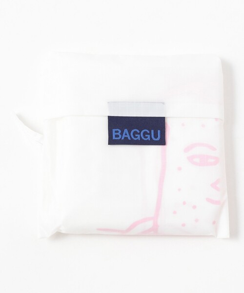 BAGGU(バグー)の「HONGAMA × BAGGU / LOGAN BREAD'S BAKERY ECO BAG(エコバッグ/サブバッグ・レディース・チャコールグレー/ホワイト・ONE SIZE)」の9枚目の写真