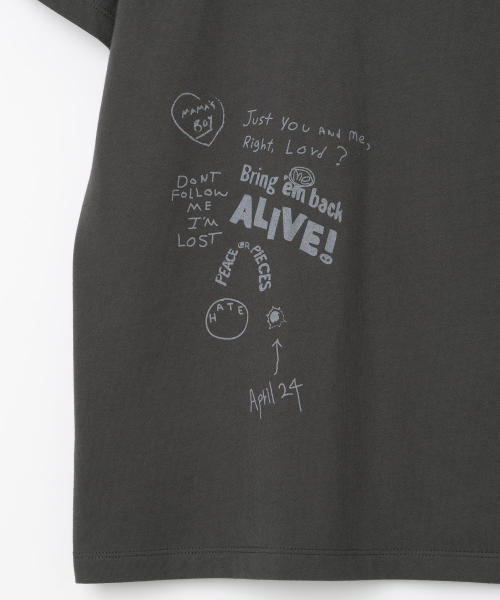 Millo Archive（ミロ アーカイブ）の「トラウマTシャツ [ダークグレー]（Tシャツ/カットソー・メンズ・その他・MEDIUM/LARGE/X-LARGE）」の4枚目の写真