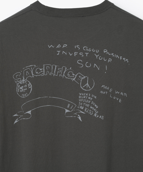 Millo Archive（ミロ アーカイブ）の「トラウマTシャツ [ダークグレー]（Tシャツ/カットソー・メンズ・その他・MEDIUM/LARGE/X-LARGE）」の5枚目の写真