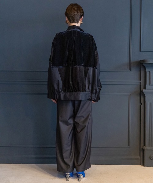 AULA AILA(アウラアイラ)の「ビッグポケットコンビネーションブルゾン(ブルゾン・レディース・ネイビー/ピンク/カーキ・0)」の12枚目の写真