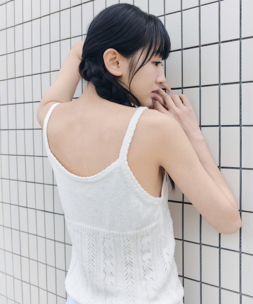 CELITAILS(セリテールズ)の「BOUCLE CARDIGAN SLEEVELESS SET_IVORY(カーディガン/ボレロ・レディース・その他・FREE)」の2枚目の写真