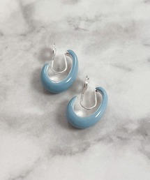 YU-KA:ドロップデザインイヤリング Drop design earrings