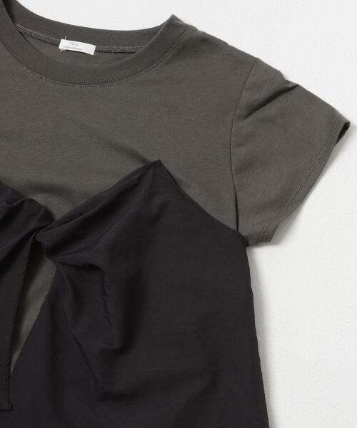 ITEMS URBANRESEARCH(アイテムズ アーバンリサーチ)の「ドッキングビスチェTシャツ(Tシャツ/カットソー・レディース・ブラック/レッド系その他/ベージュ・FREE)」の11枚目の写真