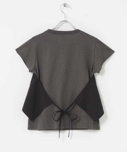 ITEMS URBANRESEARCH(アイテムズ アーバンリサーチ)の「ドッキングビスチェTシャツ(Tシャツ/カットソー・レディース・ブラック/レッド系その他/ベージュ・FREE)」の12枚目の写真