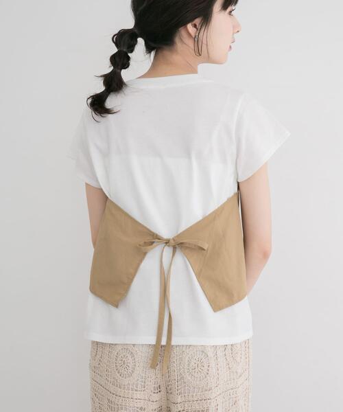 ITEMS URBANRESEARCH(アイテムズ アーバンリサーチ)の「ドッキングビスチェTシャツ(Tシャツ/カットソー・レディース・ブラック/レッド系その他/ベージュ・FREE)」の17枚目の写真