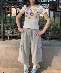 【LAMPOON】スエットカーゴハーフパンツ