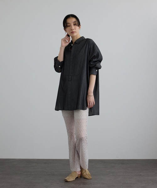 SALON adam et rope'(サロン アダム エ ロペ)の「【W S(ドゥーブル)】ヘアリーレザーフラットミュール(その他シューズ・レディース・ベージュ・36/38/37)」の5枚目の写真