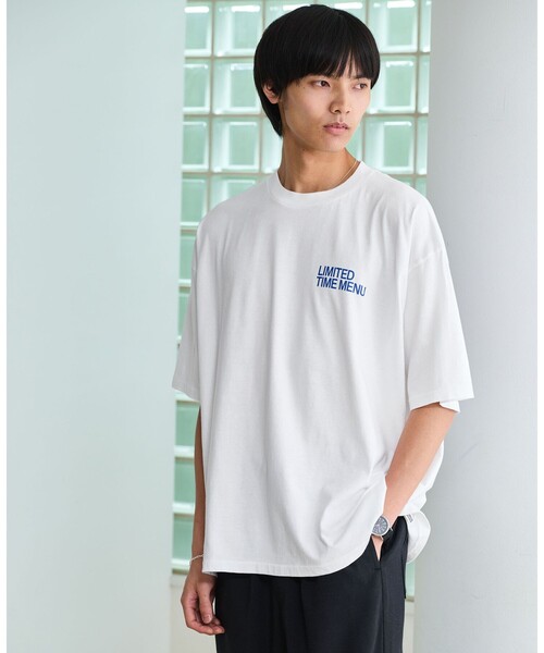 SCREEN STARS(スクリーンスターズ)の「【別注】<SCREEN STARS>GLR シーフード 半袖 Tシャツ(Tシャツ/カットソー・メンズ・ベージュ/ホワイト/ライム・XL/M/L)」の4枚目の写真
