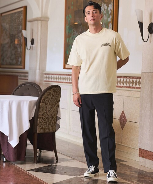 SCREEN STARS(スクリーンスターズ)の「【別注】<SCREEN STARS>GLR シーフード 半袖 Tシャツ(Tシャツ/カットソー・メンズ・ベージュ/ホワイト/ライム・XL/M/L)」の7枚目の写真