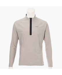BRIEFING | 【BRIEFING GOLF/ブリーフィングゴルフ】MEN’S PUNCHING LOGO LS HALFZIP SHIRT(Tシャツ/カットソー)