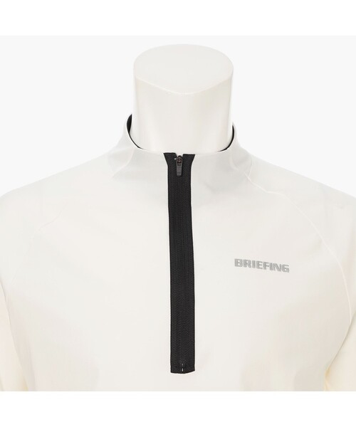 BRIEFING(ブリーフィング)の「【BRIEFING GOLF/ブリーフィングゴルフ】MEN’S PUNCHING LOGO LS HALFZIP SHIRT(Tシャツ/カットソー・メンズ・グレー・XL)」の4枚目の写真