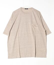 YLEVE / LINEN POCKET T-SHIRT