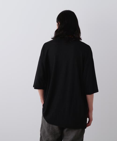 YLEVE(イレーヴ)の「YLEVE / LINEN POCKET T-SHIRT(Tシャツ/カットソー・メンズ・グレー/ブラック/オレンジ/グレー系その他/レッド/ホワイト・4/5)」の14枚目の写真